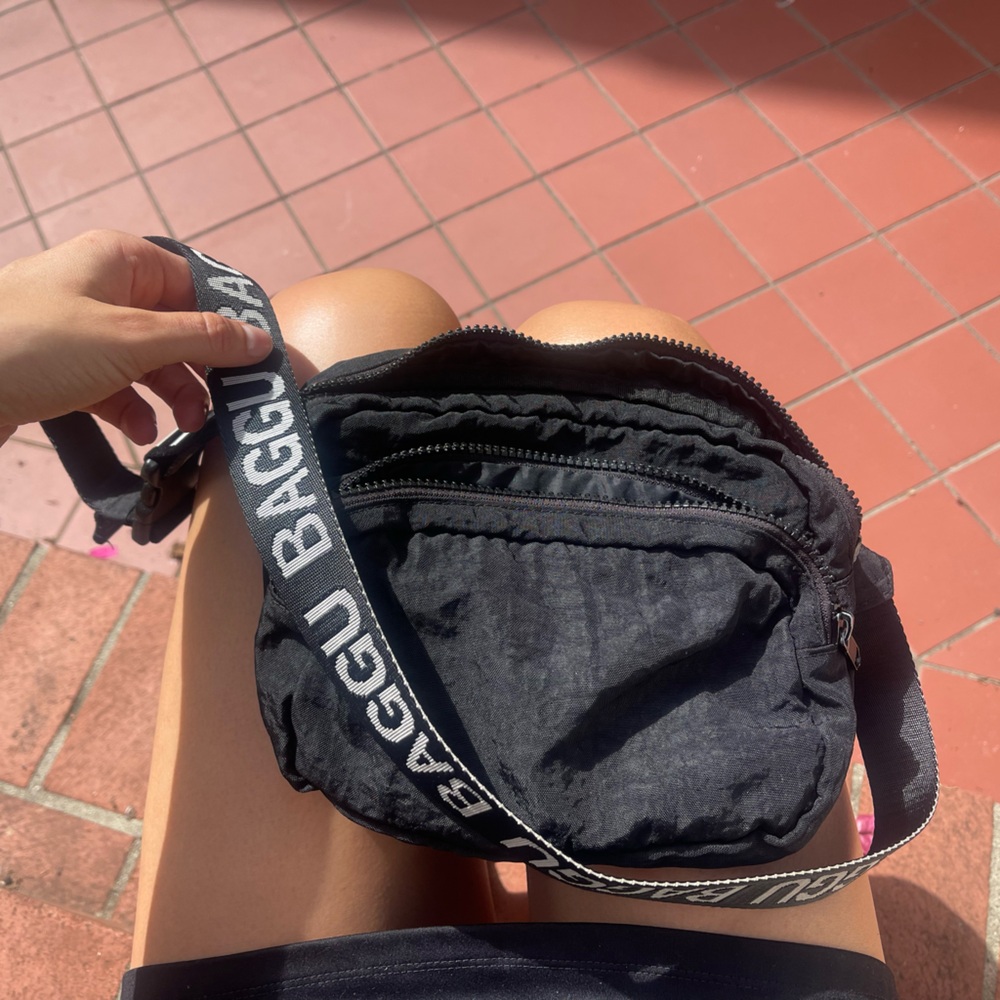 Baggu Fanny Pack with White Logo Lettering